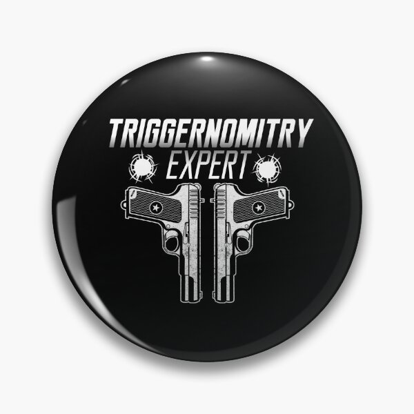 Item preview, Triggernomitry Expert Funny Pistol Shooting Gun Lover Shirt Gear designed and sold by DynamicDesign.