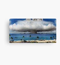 Colorized Operation Crossroads Baker, Bikini Atoll,1946 Canvas Print