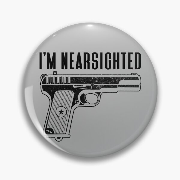 Item preview, I'm Nearsighted Funny Pistol Shooting 2nd Amendment Gun Shirt Gear designed and sold by DynamicDesign.
