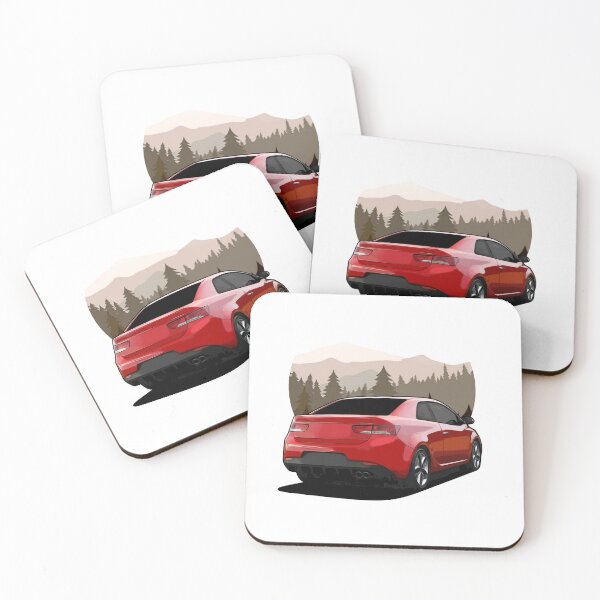 Item preview, Sunburst Orange 2009 Cerato Forte Coupe Rear SIde designed and sold by Enthusiast Designs.