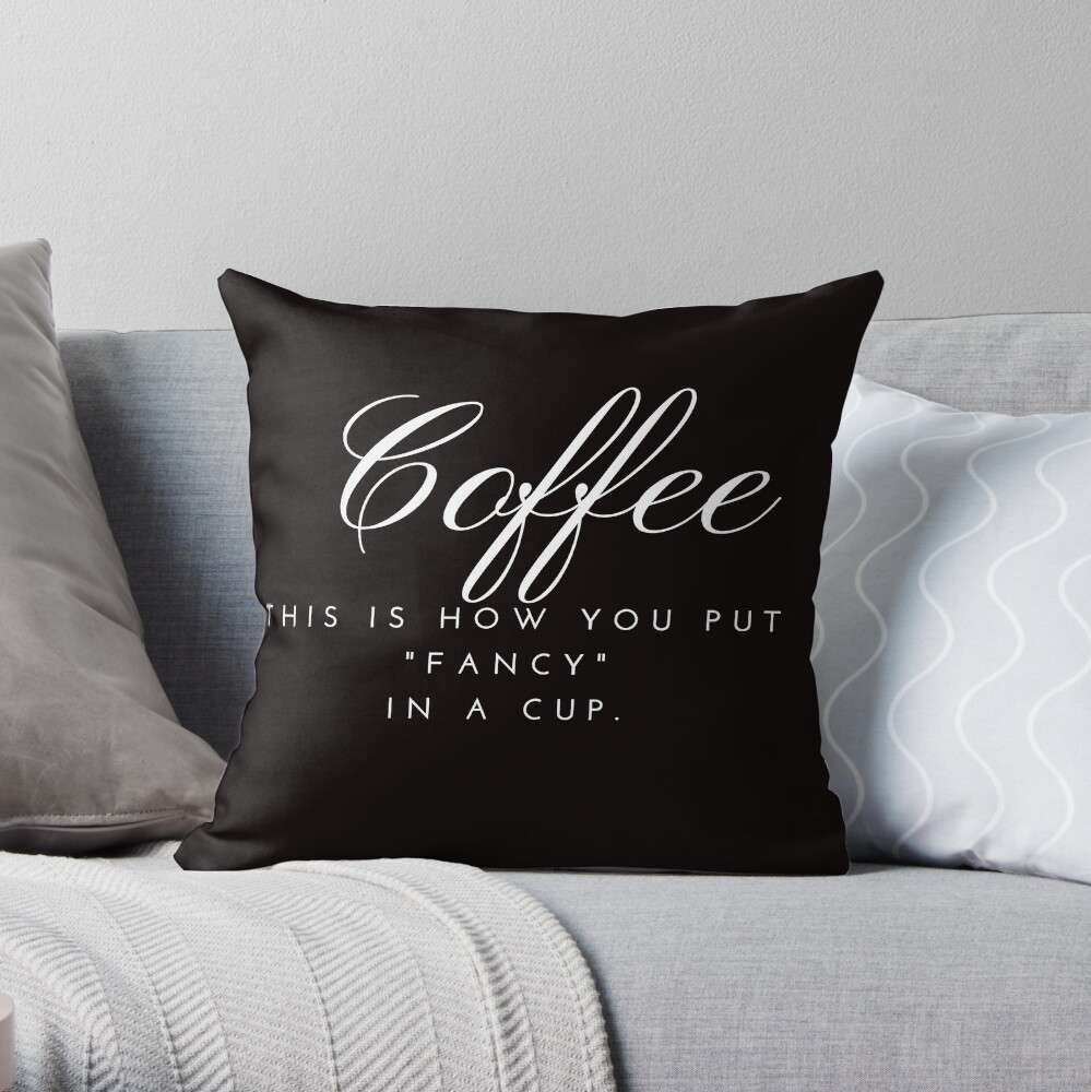 Item preview, Throw Pillow designed and sold by CoffeeCupLife2.