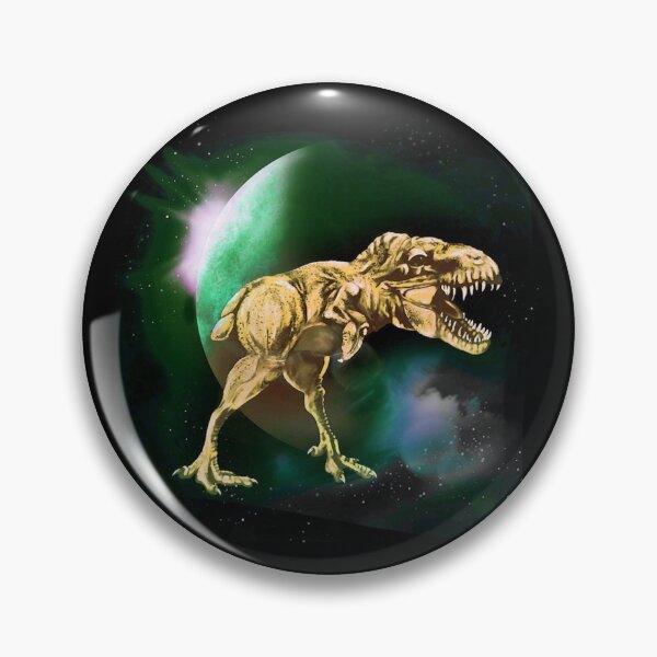 Item preview, Dinosaur Chicken in Outer Space designed and sold by iduzarts.