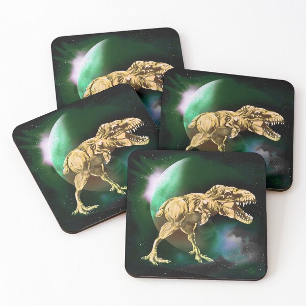 Item preview, Dinosaur Chicken in Outer Space designed and sold by iduzarts.