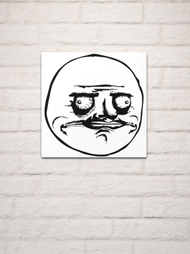 Angry Troll Face Social Media | Art Board Print