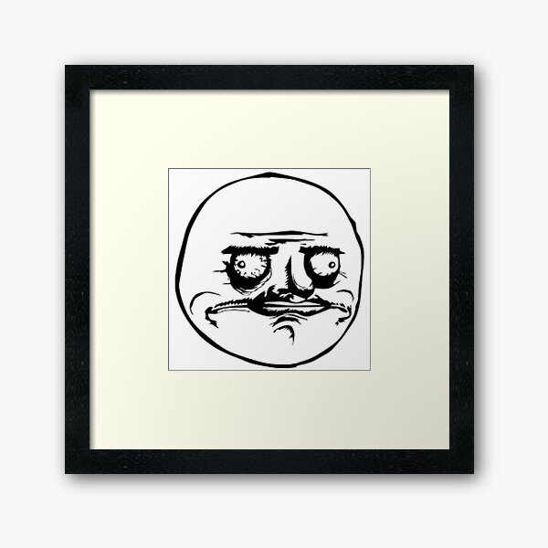 Sad Troll Face Art Prints for Sale