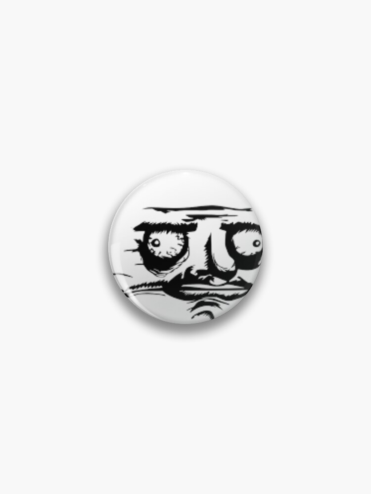 Crazy Troll Face Social Media Pin for Sale by Steelpaulo