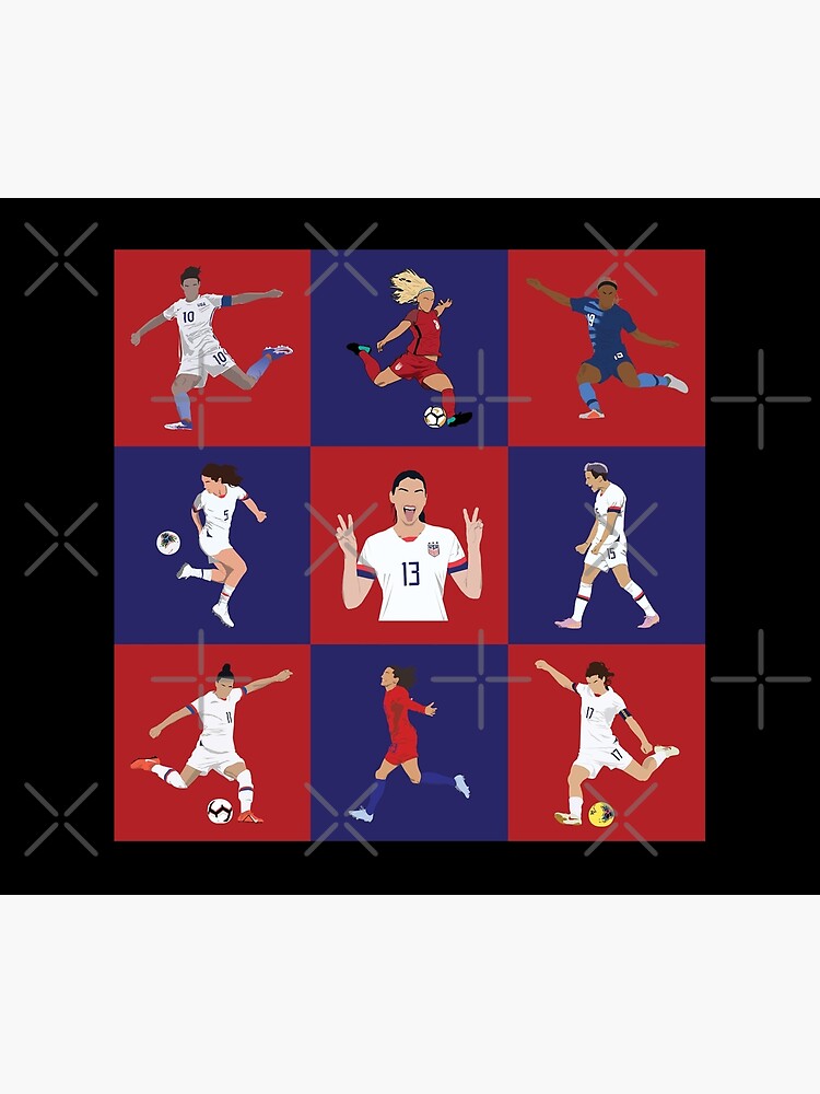 USWNT Players Brady Bunch Style by Hevding