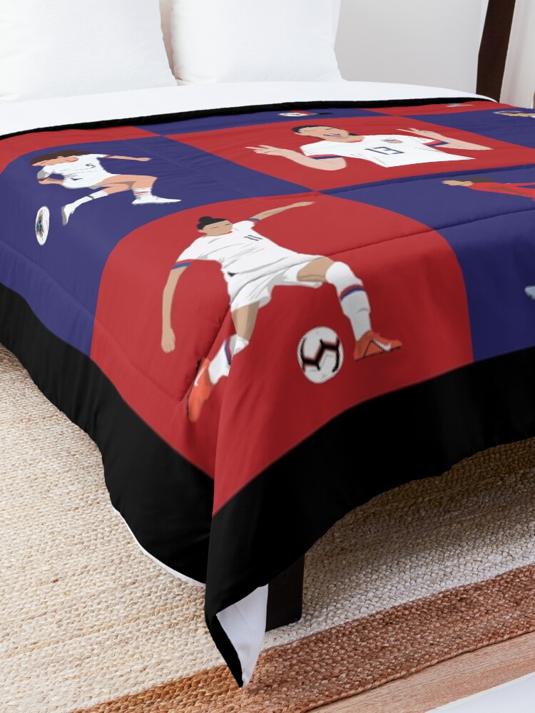 Alternate view of USWNT Players Brady Bunch Style Comforter