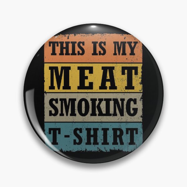 Item preview, This Is My Meat Smoking T-Shirt Vintage Retro BBQ Grill Shirt Gear designed and sold by DynamicDesign.