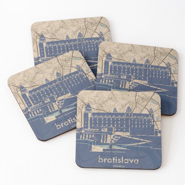 Item preview, Map + Silhouette | Bratislava designed and sold by CPTVDesign.