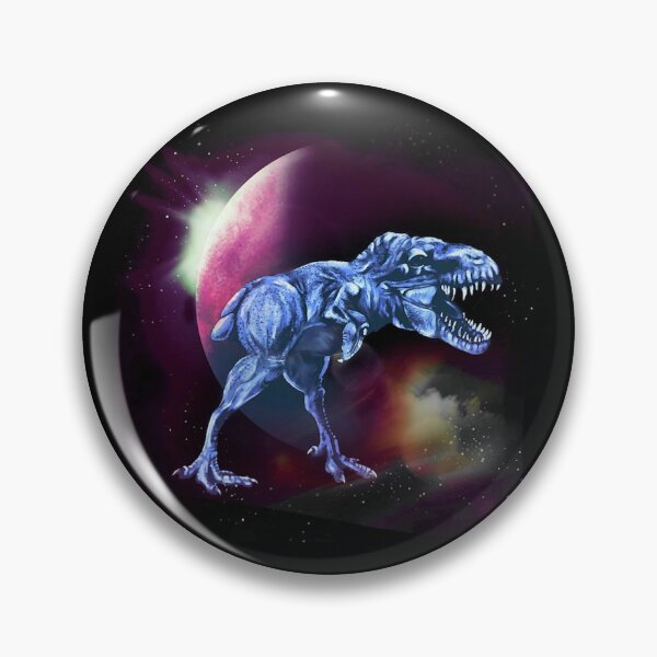 Item preview, Dinosaur Chicken in Outer Space designed and sold by iduzarts.