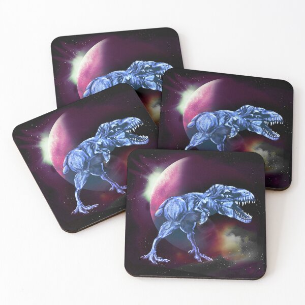 Item preview, Dinosaur Chicken in Outer Space designed and sold by iduzarts.