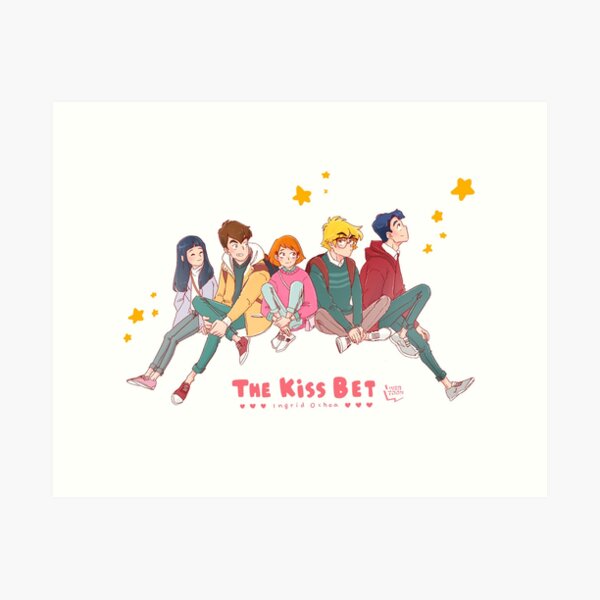 THe Kiss Bet Poster versión 3 Art Print
