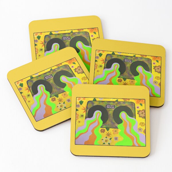 Item preview, Retro Speaker Yellow designed and sold by LadyMayDesigns9.