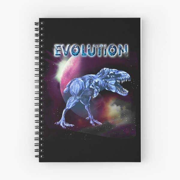 Item preview, Evolution Dinosaur Chicken in Outer Space designed and sold by iduzarts.