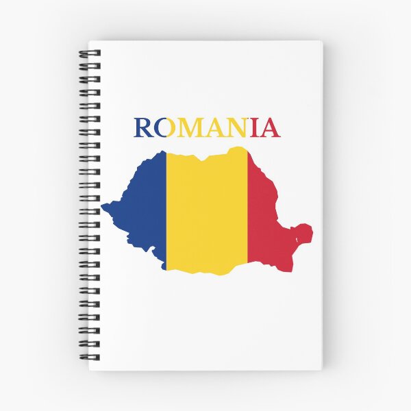 Item preview, Romania flag map designed and sold by marosharaf.