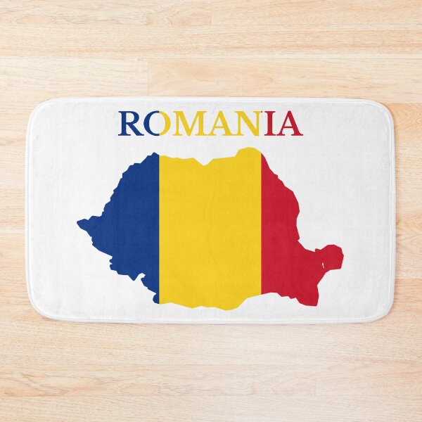 Item preview, Romania flag map designed and sold by marosharaf.