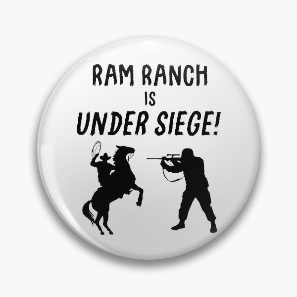 Item preview, Ram Ranch Is Under Siege! - Black designed and sold by FuzzCanyon.