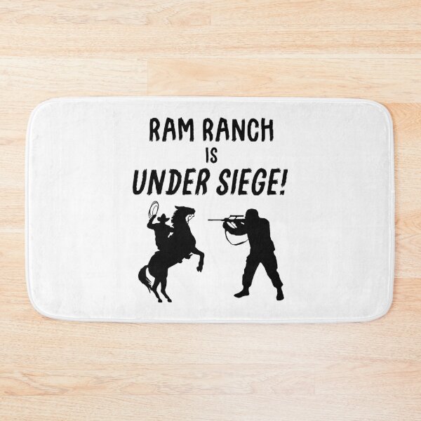 Item preview, Ram Ranch Is Under Siege! - Black designed and sold by FuzzCanyon.