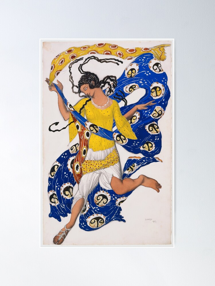 Alternate view of The Butterfly by Leon Bakst Poster