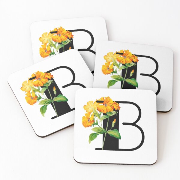 Item preview, Floral Monogram Letter B designed and sold by mandeegirl17.