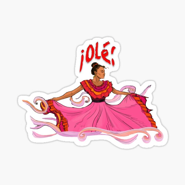 Flamenco Dancer Sticker