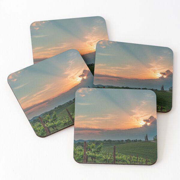 Item preview, Spring stormy sunset in the vineyards of Collio Friulano, Friuli-Venezia Giulia, Italy designed and sold by zakaz86.