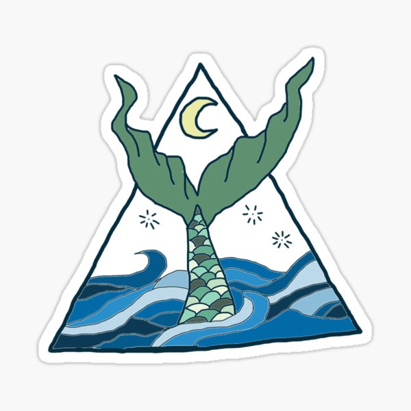 Item preview, Mermaid Tail Triangle designed and sold by awallace3710.