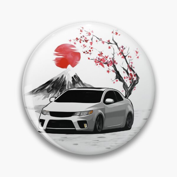 Item preview, Frost White 2010 Cerato Forte Coupe Front Side designed and sold by Enthusiast Designs.