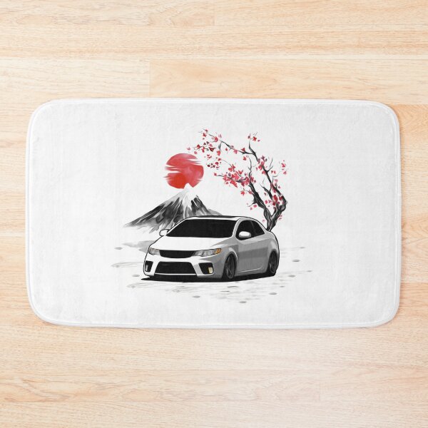Item preview, Frost White 2010 Cerato Forte Coupe Front Side designed and sold by Enthusiast Designs.