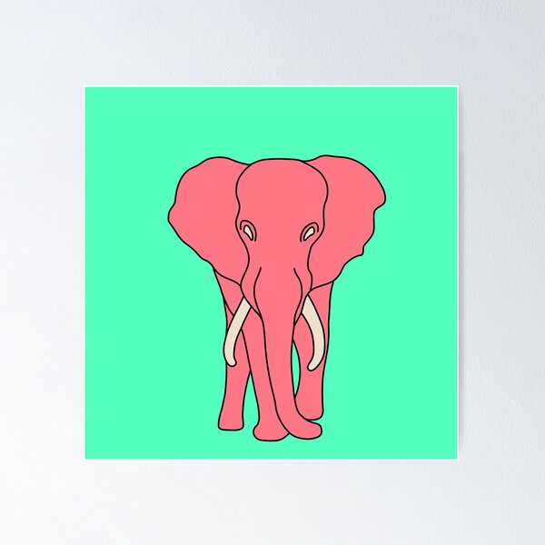 Item preview, Pink Elephant  designed and sold by Mindingme.