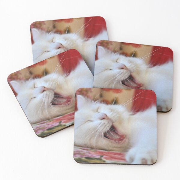 Item preview, Cute Portrait Of A Yawning Van Cat designed and sold by taiche.