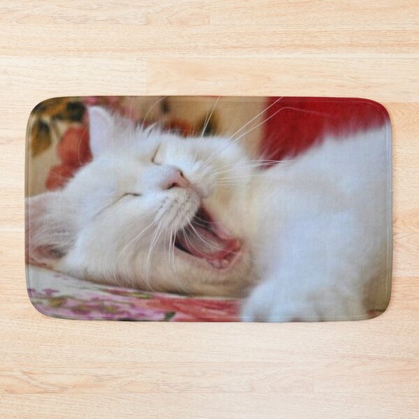 Item preview, Cute Portrait Of A Yawning Van Cat designed and sold by taiche.