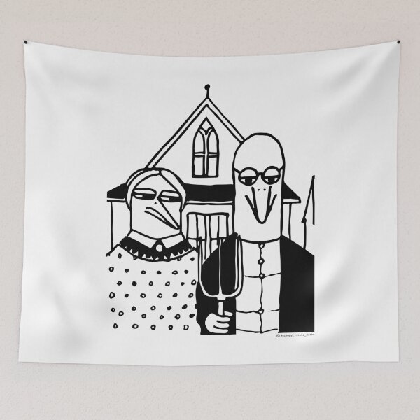 Item preview, American Gothic designed and sold by CreepyLilDucks.