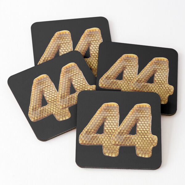 Item preview, 44 Number 3d Honey Numbers Font designed and sold by HelloFromAja.