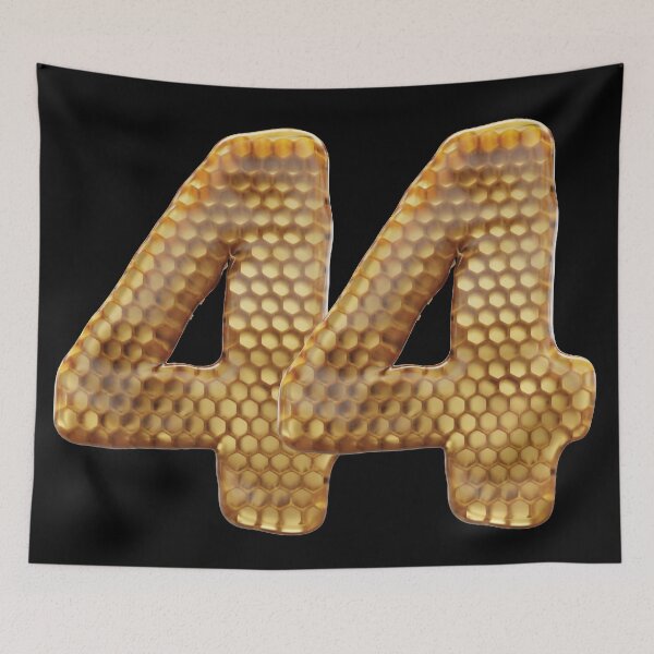 Item preview, 44 Number 3d Honey Numbers Font designed and sold by HelloFromAja.