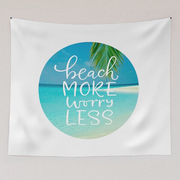 Item preview, Paradise Beach - Beach More Worry Less designed and sold by Amanda-Lakey.