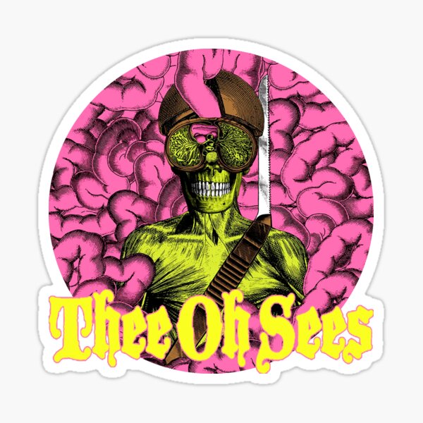 Thee Oh Sees Stickers Redbubble