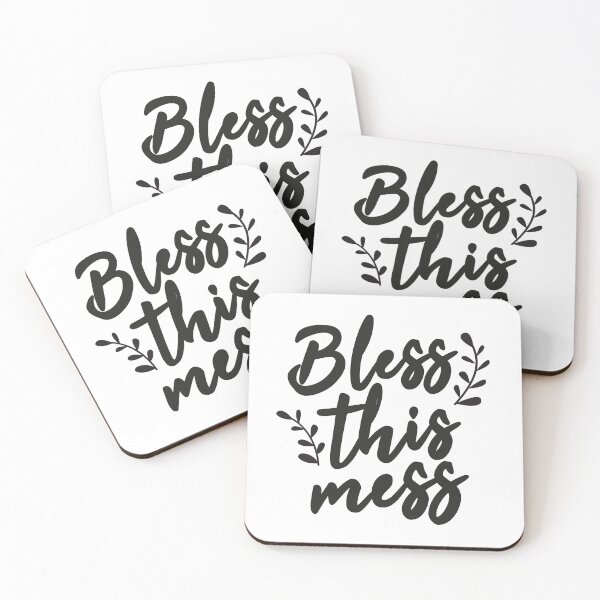 Item preview, "Bless this mess" quote designed and sold by aperte.