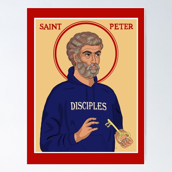 Item preview, St. Peter in Disciples hoodie designed and sold by isaaciniguez.