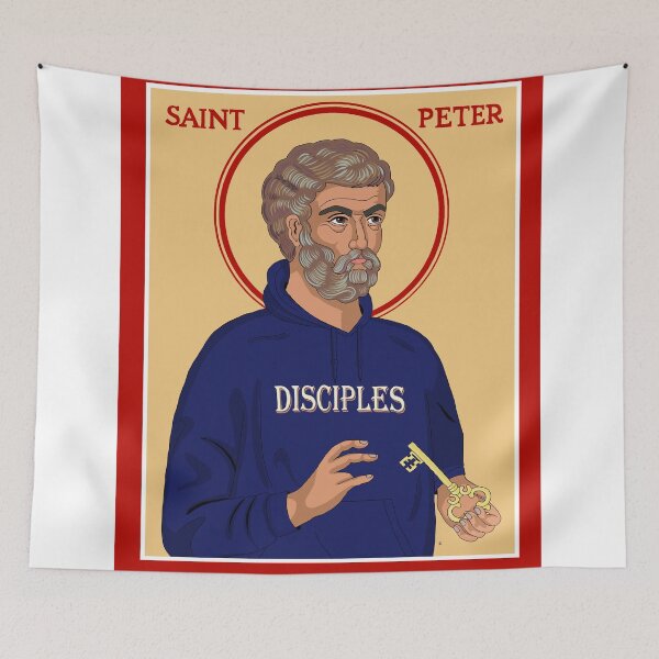 Item preview, St. Peter in Disciples hoodie designed and sold by isaaciniguez.