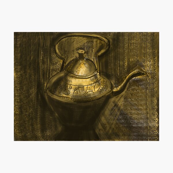 Brass Teapot Photographic Print