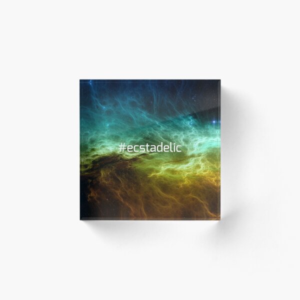 #ecstadelic Acrylic Block