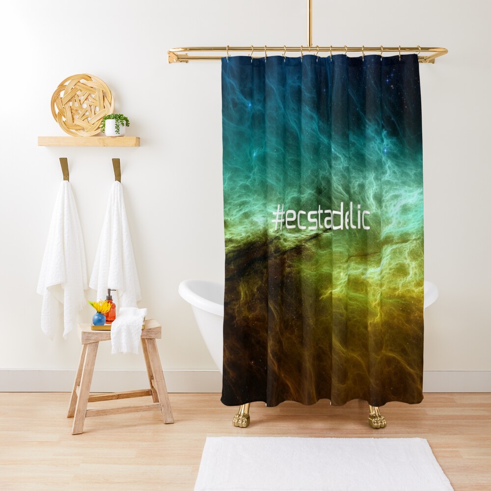 #ecstadelic Shower Curtain