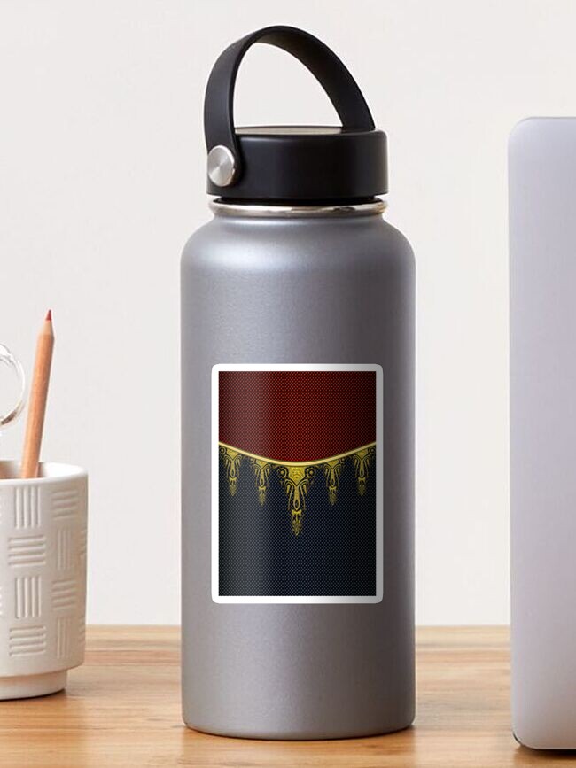Thumbnail 1 of 3, Sticker, Golden Decoratives designed and sold by VkCases.
