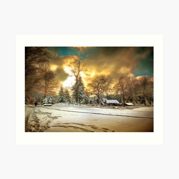 Winter Refuge Art Print