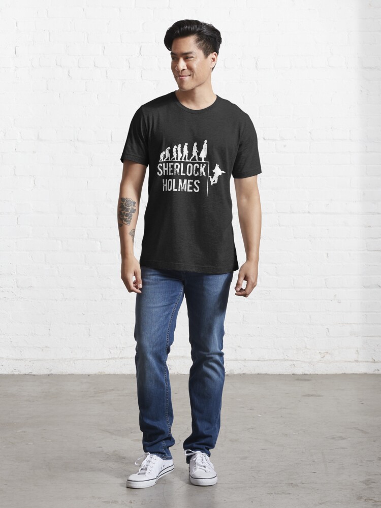 Alternate view of Sherlock Holmes the evolution of man Essential T-Shirt