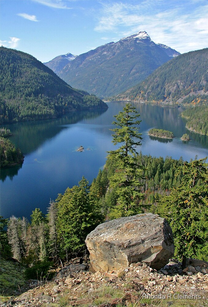 Lake Diablo Washington By Rhonda R Clements Redbubble   Flat,1000x1000,075,f.u3 