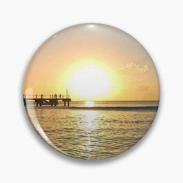 Item preview, Vista solitaria del muelle al atardecer designed and sold by StylePunch.