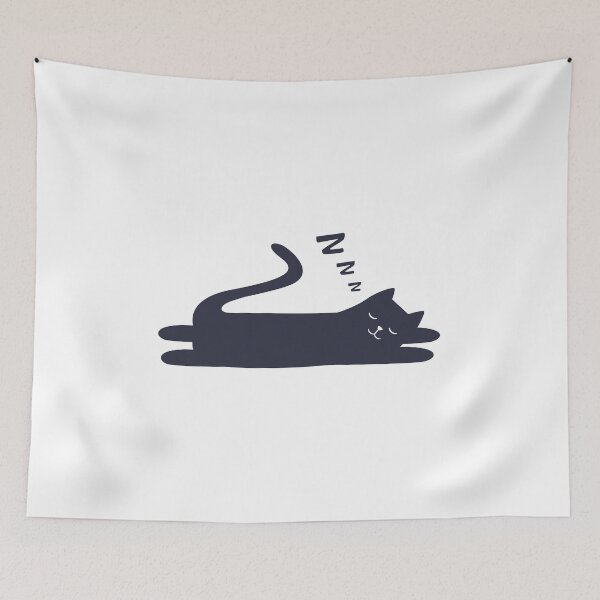 Aperçu de l'œuvre Sleepy Kitty créée et vendue par HiPolly.